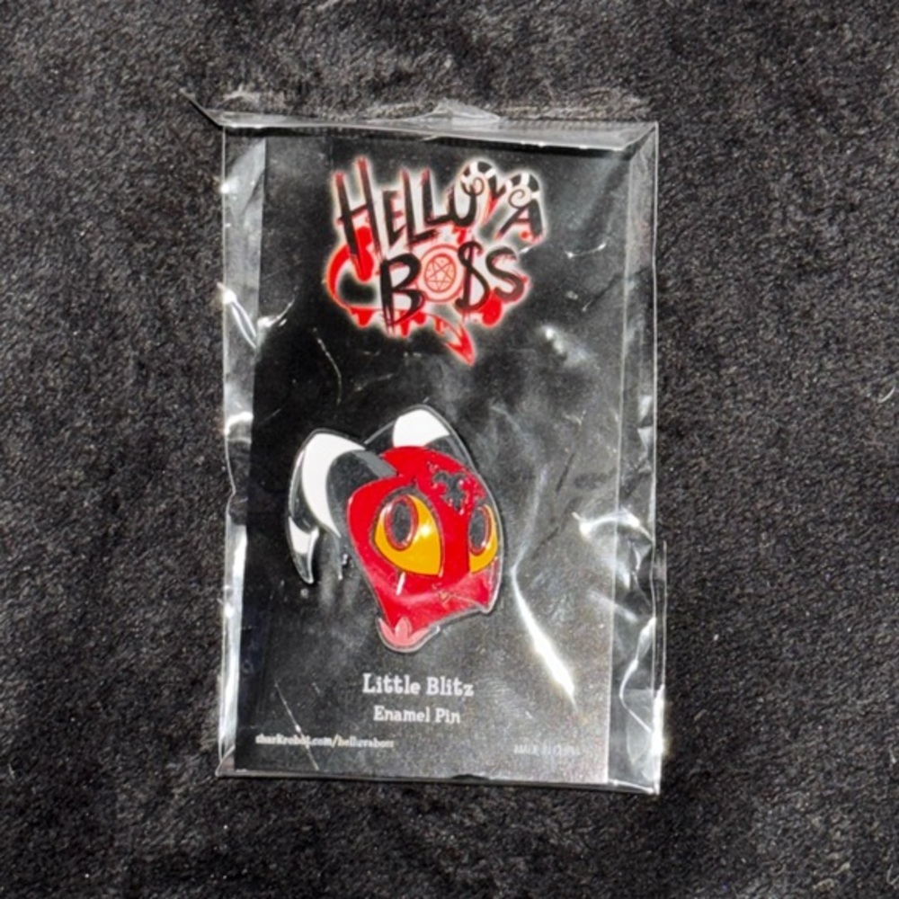 New Shark Robot Helluva Boss “Little Blitz” Enamel Pin